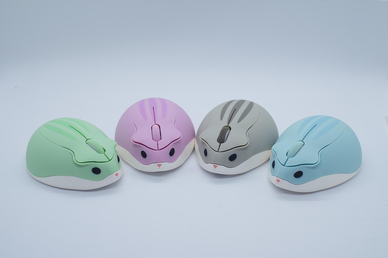 Chuột không dây akko hamster momo