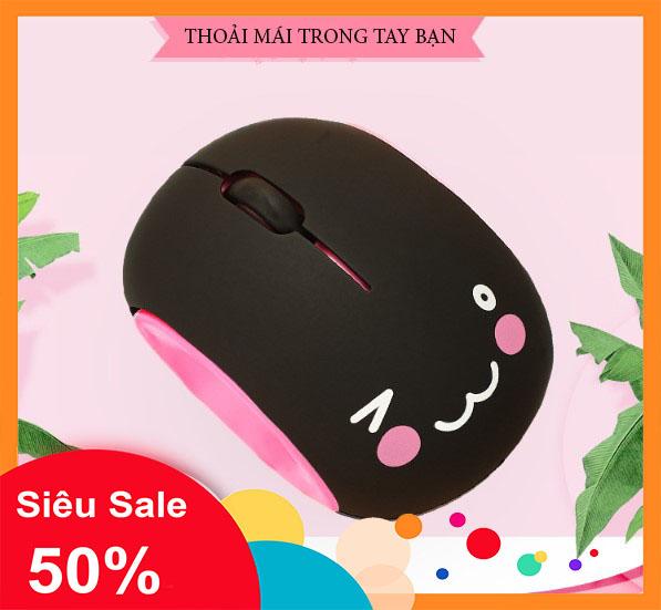 [HOT HOT] Chuột không dây cao cấp phong cách Hàn Quốc S9, chuột Bluetooth, Wireless 2.4Ghz, chuột hoạt hình, chuột chơi game không gây tiếng ồn pin sạc lại, dùng cho máy tính, laptop, tivi-[Queenlove88]