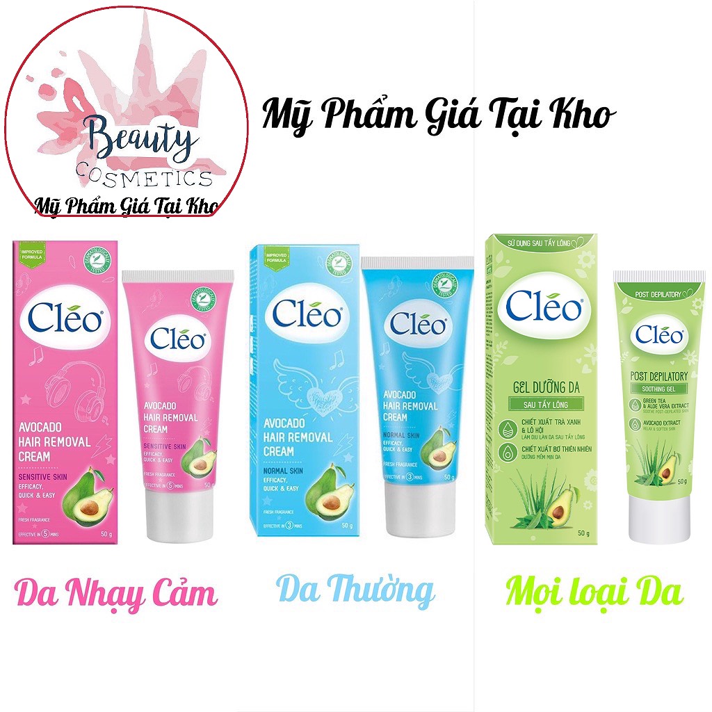 KEM TẨY LÔNG CLEO - SẠCH LÔNG TRONG VÒNG 5phút (50g)