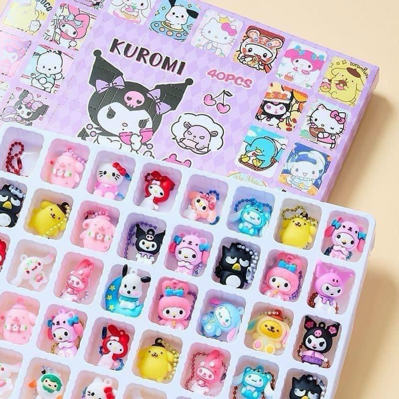 Hộp quà bí mật hidden box blind bag hộp 40 món bất ngờ kuromi gấu dâu pokemon quà tặng bất ngờ cho bé - lavi house