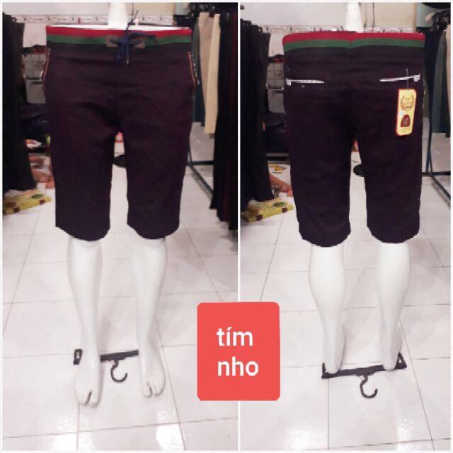 Quần short kaki lưng thun việt nam dày đẹp