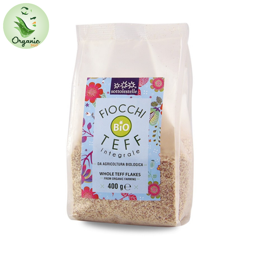 Hạt Teff hữu cơ cán vụn Sottolestelle 400g
