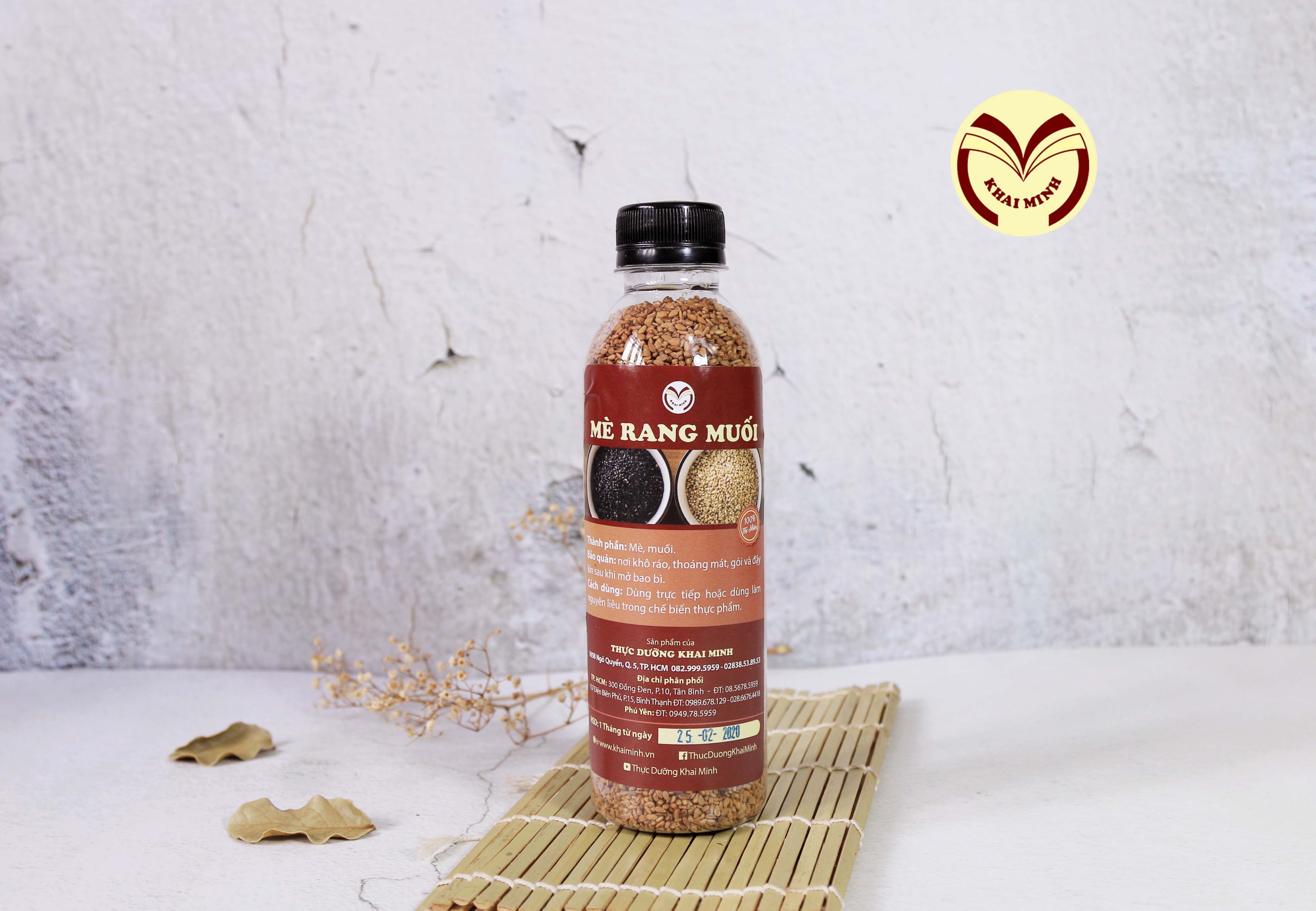 Mè vàng rang muối - 150 gr - cửa hàng thực dưỡng khai minh chính hãng