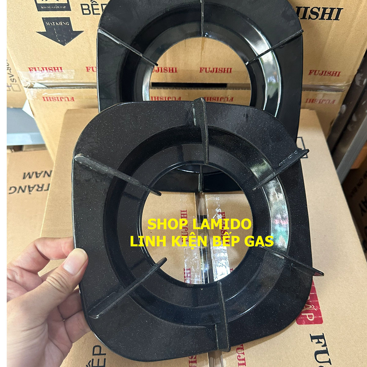 COMBO 2 Kiềng bếp gas RINNAI VUÔNG 6 CHÂN [ LOẠI BẾP INOX, THÉP  ] dùng cho các loai bếp ga dương đơn, đôi [ PHỤ KIỆN THAY THẾ BẾP GA ]