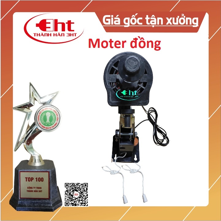 Đầu máy quạt treo sắt - đồng 100% - chính hãng 3ht