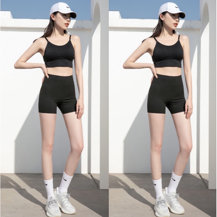 Quần legging nữ Quần đùi nữ thể thao thun co giãn 4 chiều,hnn