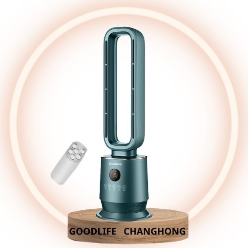 Quạt sưởi không cánh 2 chiều nóng lạnh changhong – 3 tốc độ gió – đèn ngủ sáng –hẹn giờ thông minh