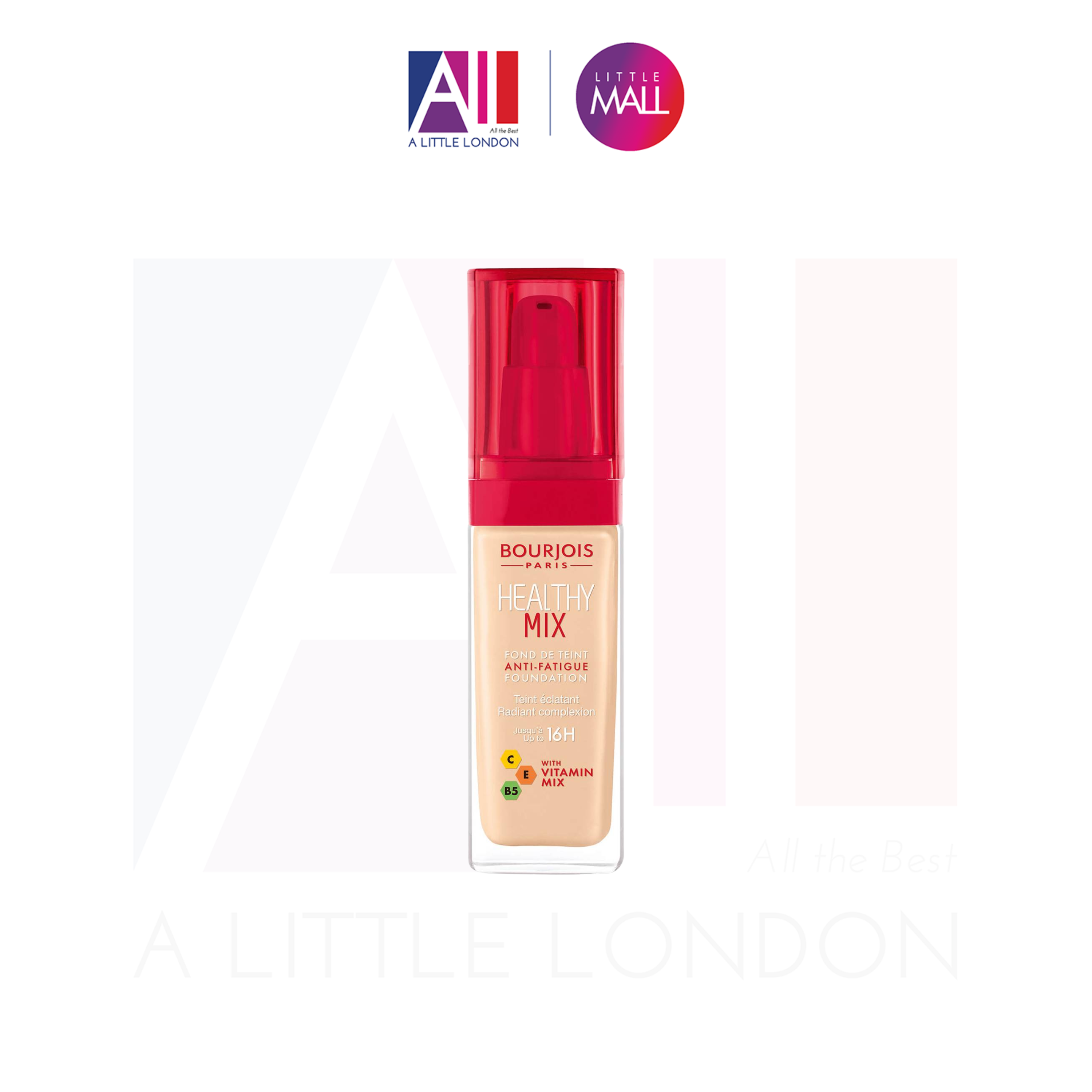 15.3 Hoàn tiền 12%Kem nền Bourjois Healthy Mix Foundation Bill Anh