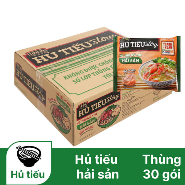 TH 30 GÓI HỦ TIẾU CHINSU STORY HẢI SẢN 77GR- B