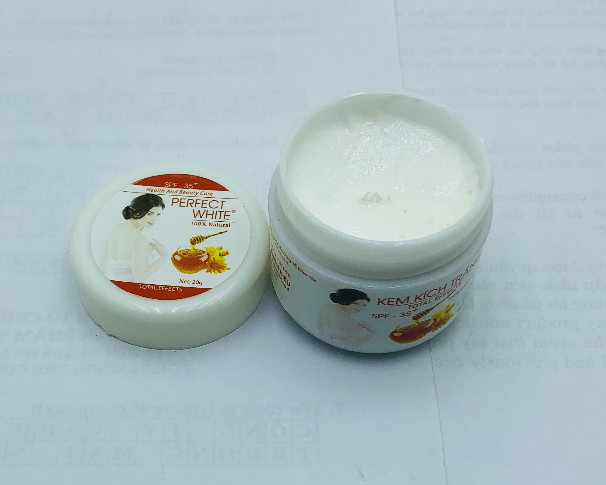 Kem kích trắng