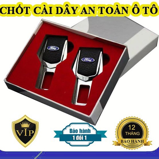 [HCM]Chốt cài dây an toàn loại Cao cấp có full Logo Hãng xe