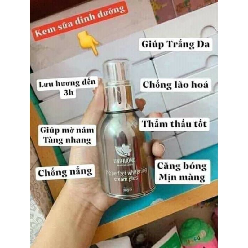Kem Sữa Dưỡng Linh Hương Dưỡng Trắng Da