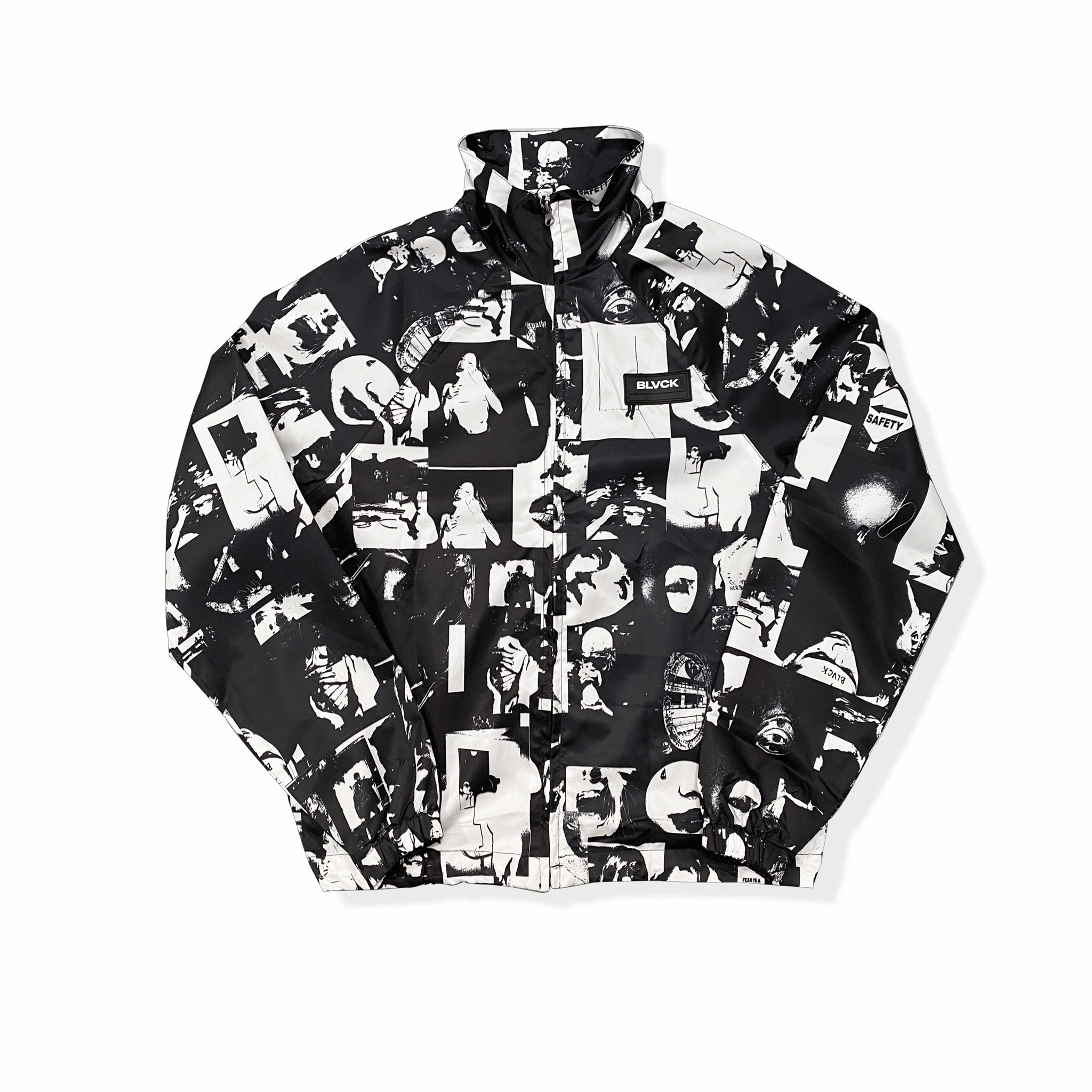 BLVCK Jacket Fear of Hologram - Black White