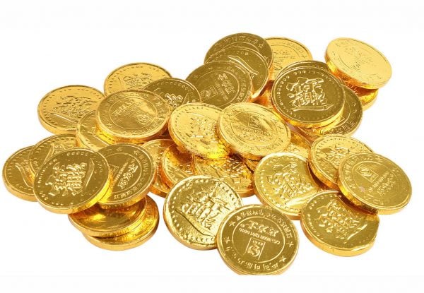 Chocolate Coin Candy 500g, Golden Peak, Watermelon, Fruit Ball, Mixed Types Brand Ngoc Han - Tet Candy, Vietnamese Chocolate Candy - Snacks