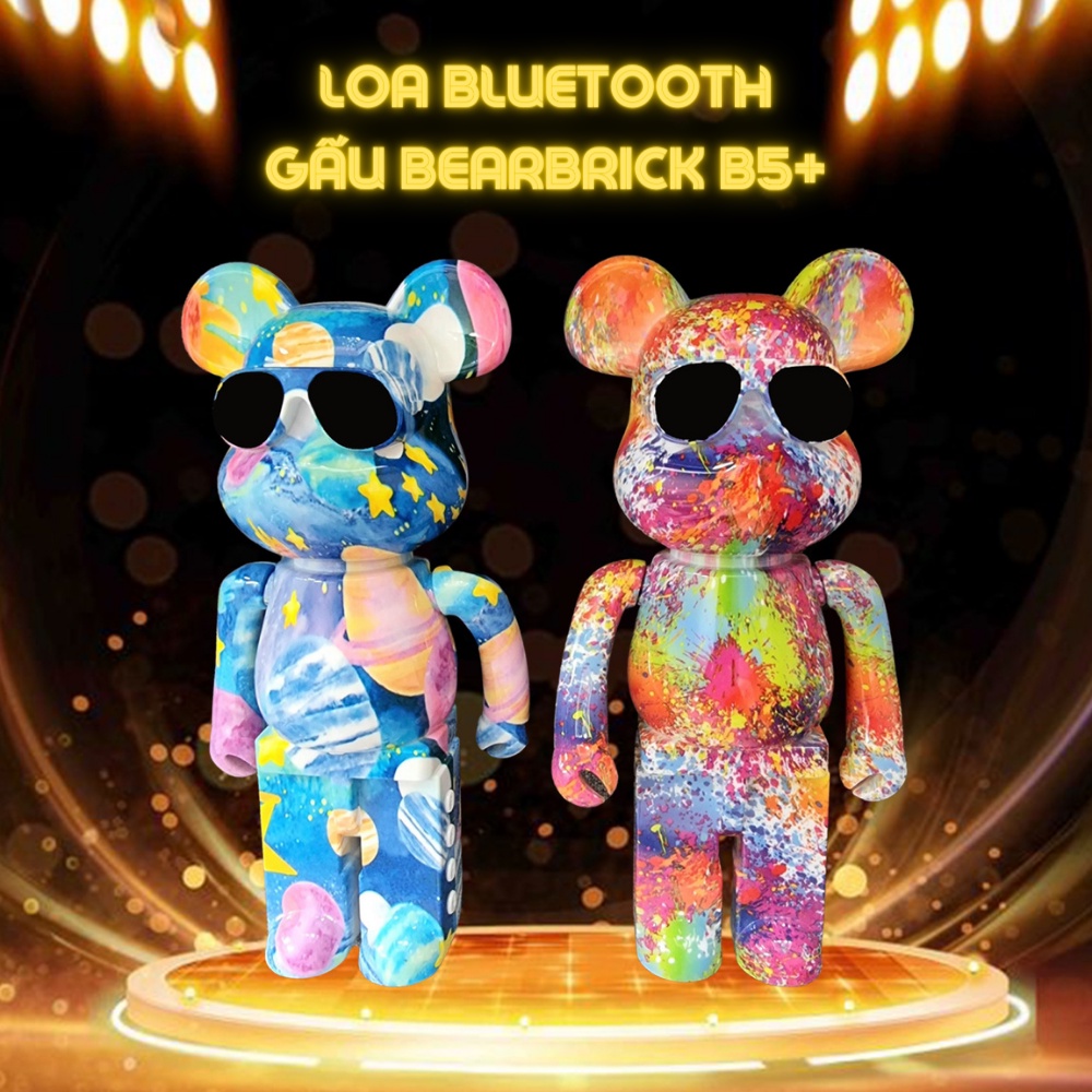 Loa Bluetooth ROBOT,Loa Bluetooth Gấu Bearick Siêu Hot - Âm Đỉnh, Màu Sắc Sang Chảnh,âm thanh cực chất.