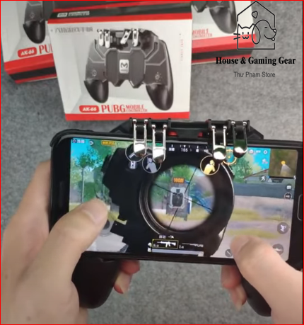 Tay Cầm chơi Game AK66 Hỗ Trợ chơi 4 Ngón PUBG ROS FREEFIRE - Siêu Hot