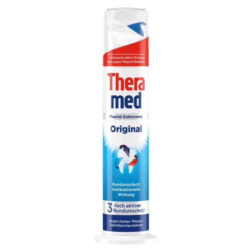 giảm giiá sốc kem đánh răng theramed 2in1, vệ sinh toàn diện miệng 1