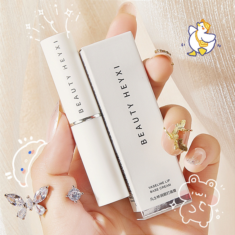 Son dưỡng môi BEAUTY HEYXI hộp trắng Son dưỡng môi làm hồng chống nứt nẻ