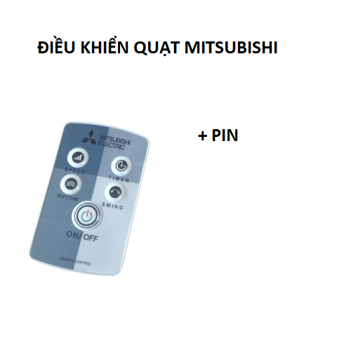 Điều khiển quạt mitsubishi kèm pin