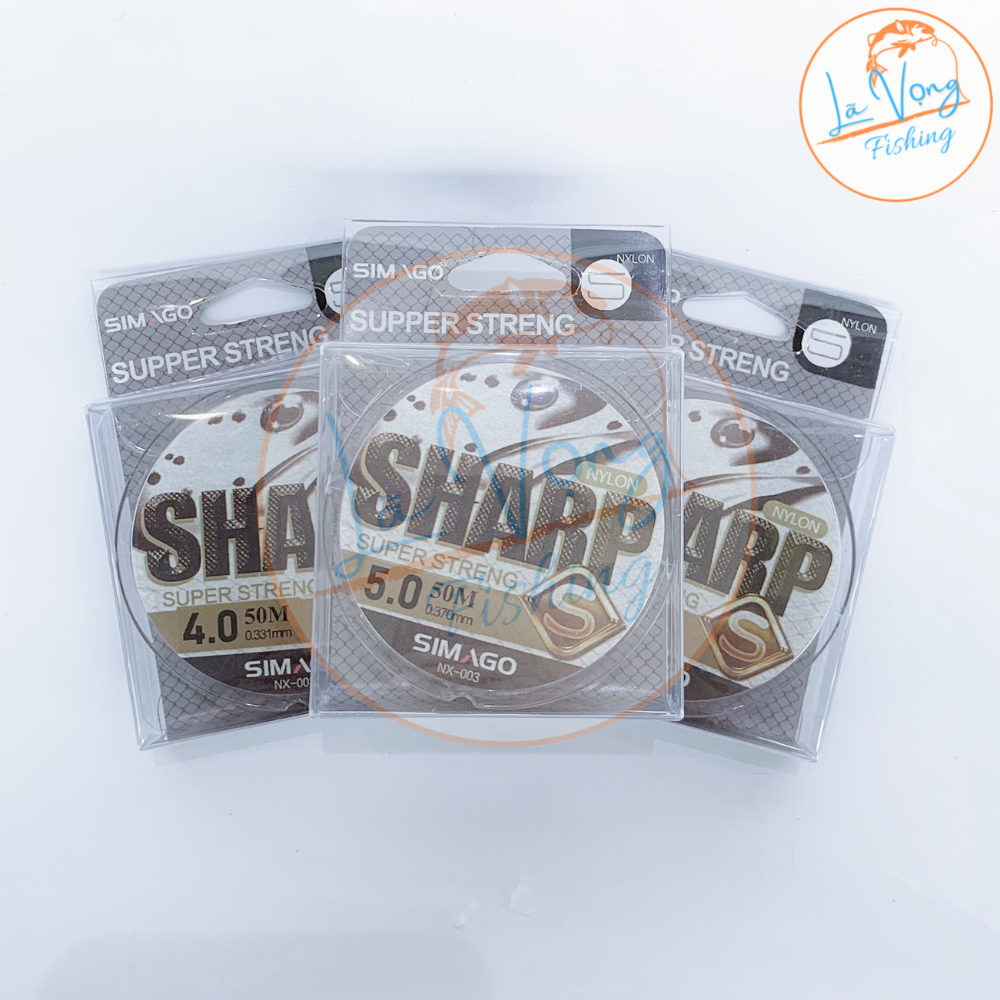 Cước trục câu đài simago sharp cuộn 50m
