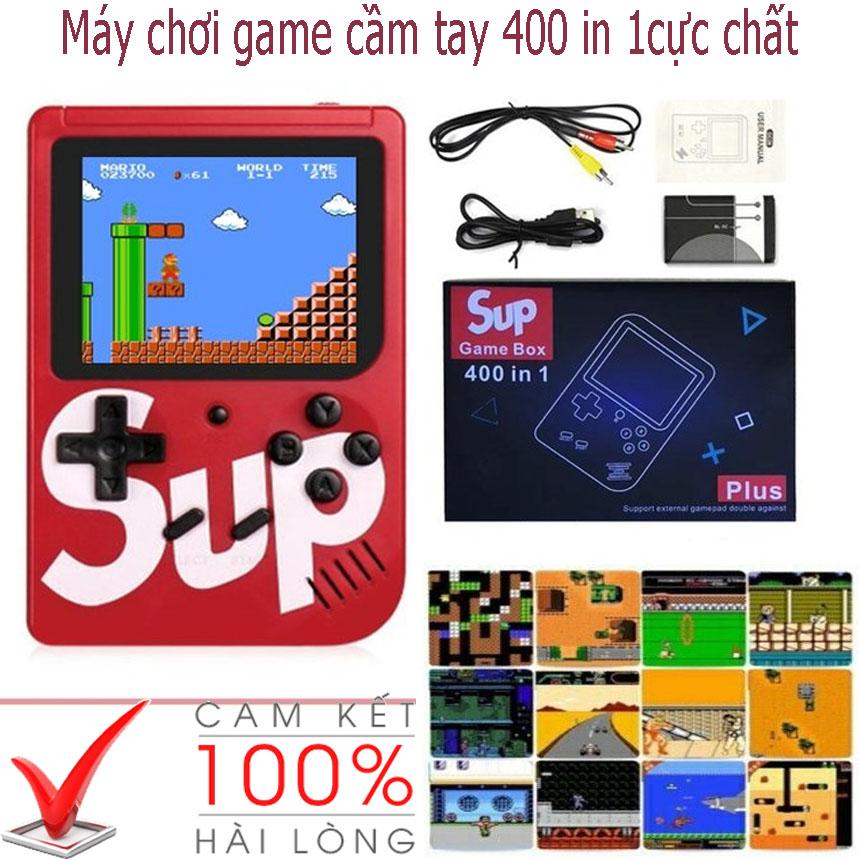 Máy Chơi Game Cầm Tay SUPER Game Box 400 In 1 - may choi game, Máy Chơi Game Sup,2-Người Chơi 3.0in Màn Hình LCD Máy Chơi Game Cầm Tay tay cầm Máy Có Tay Cầm Bảo hành uy tín toàn quốc