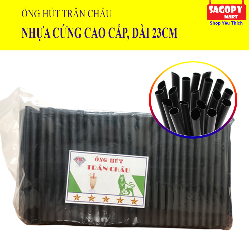 [TÚI 500gr] Sỉ Bịch Ống Hút Trà Sữa Trân Châu (500gr) chuyên dụng cho trà sữa trân châu, ống hút trân châu, trân châu, ống hút nhựa - SAGOPY