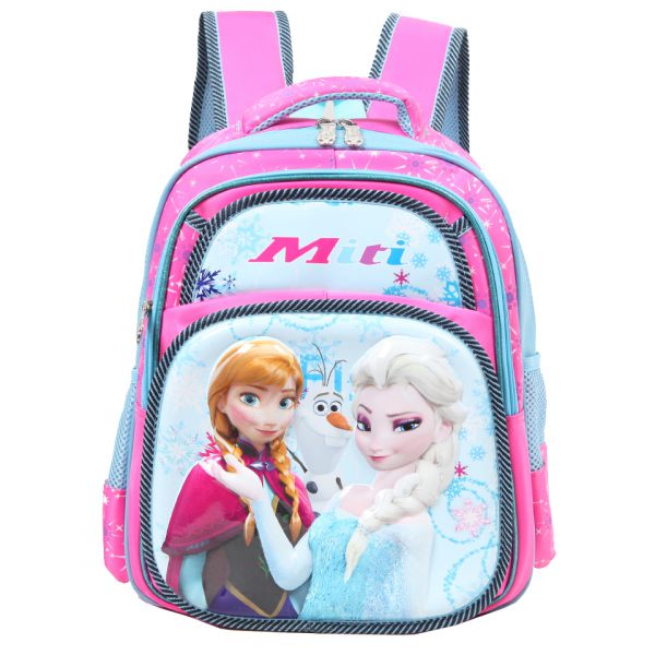 Balo học sinh cấp 1, balo tiểu học, balo cho bé gái Miti 1062 Frozen - Công chúa Elsa, chất liệu dày dặn, chống thấm nước, ngăn đựng rộng rãi, hàng Việt Nam chất lượng cao