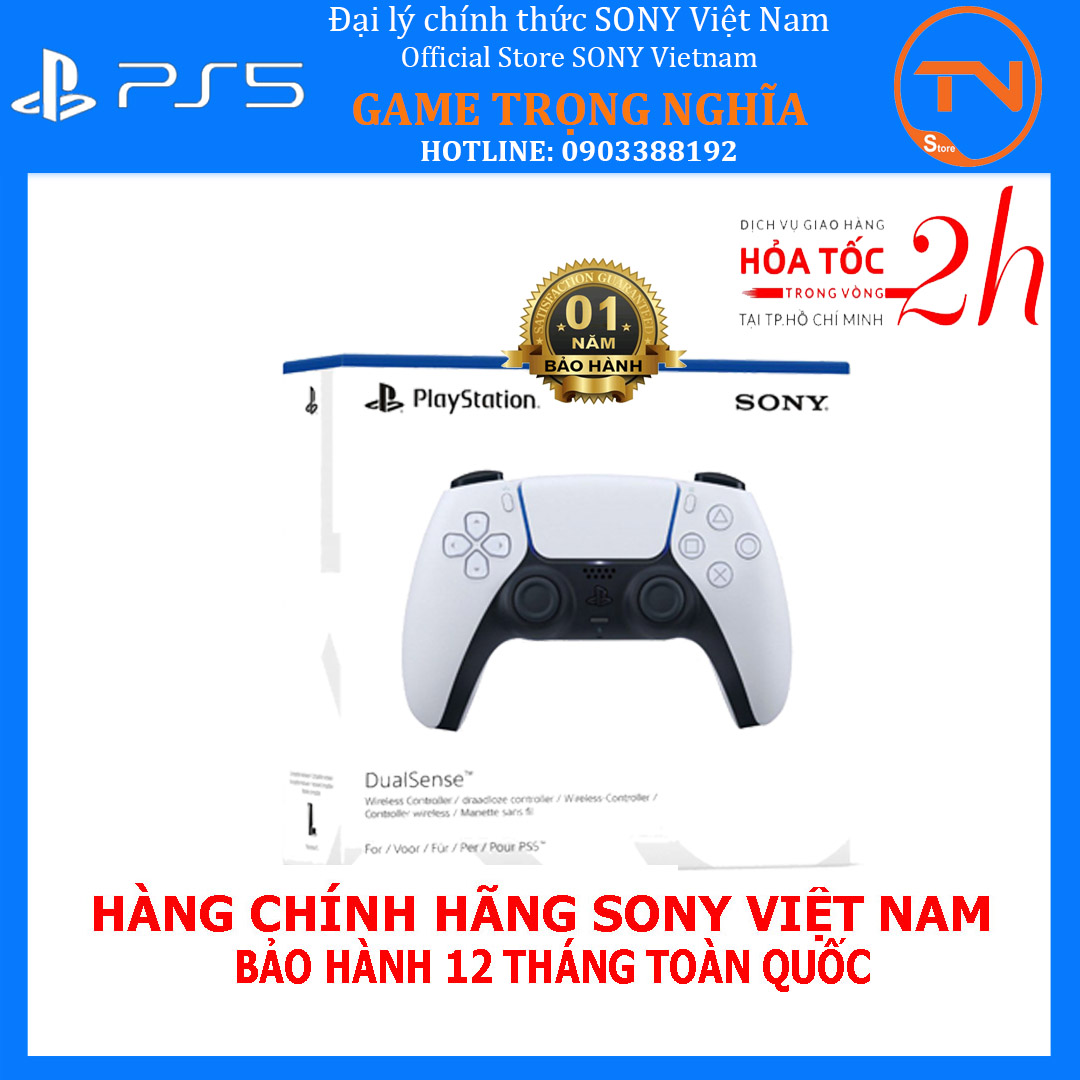 Tay cầm PS5 DualSense - Hàng chính hãng Sony Việt Nam bảo hành 12 tháng