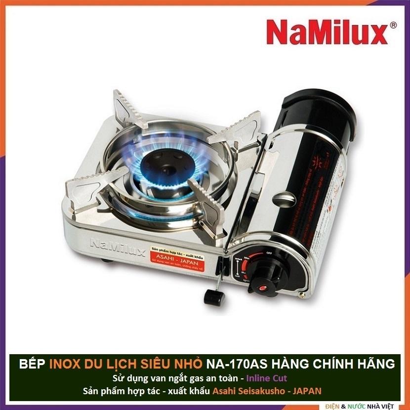 BẾP INOX SIÊU NHỎ DU LỊCH NAMILUX PS1711AS MINI ( TIẾT KIỆM GAS TỐI ĐA )