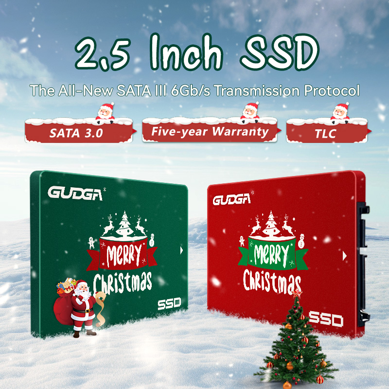 GUDGA 2.5 inche Dung lượng SSD 128GB 256GB 512GB 1TB 2TB 4TB SSD 120GB 240g 480GB SSD SATA3 Ổ cứng lưu trữ thể rắn nội bộ cho máy tính xách tay Máy tính để bàn Sata đĩa