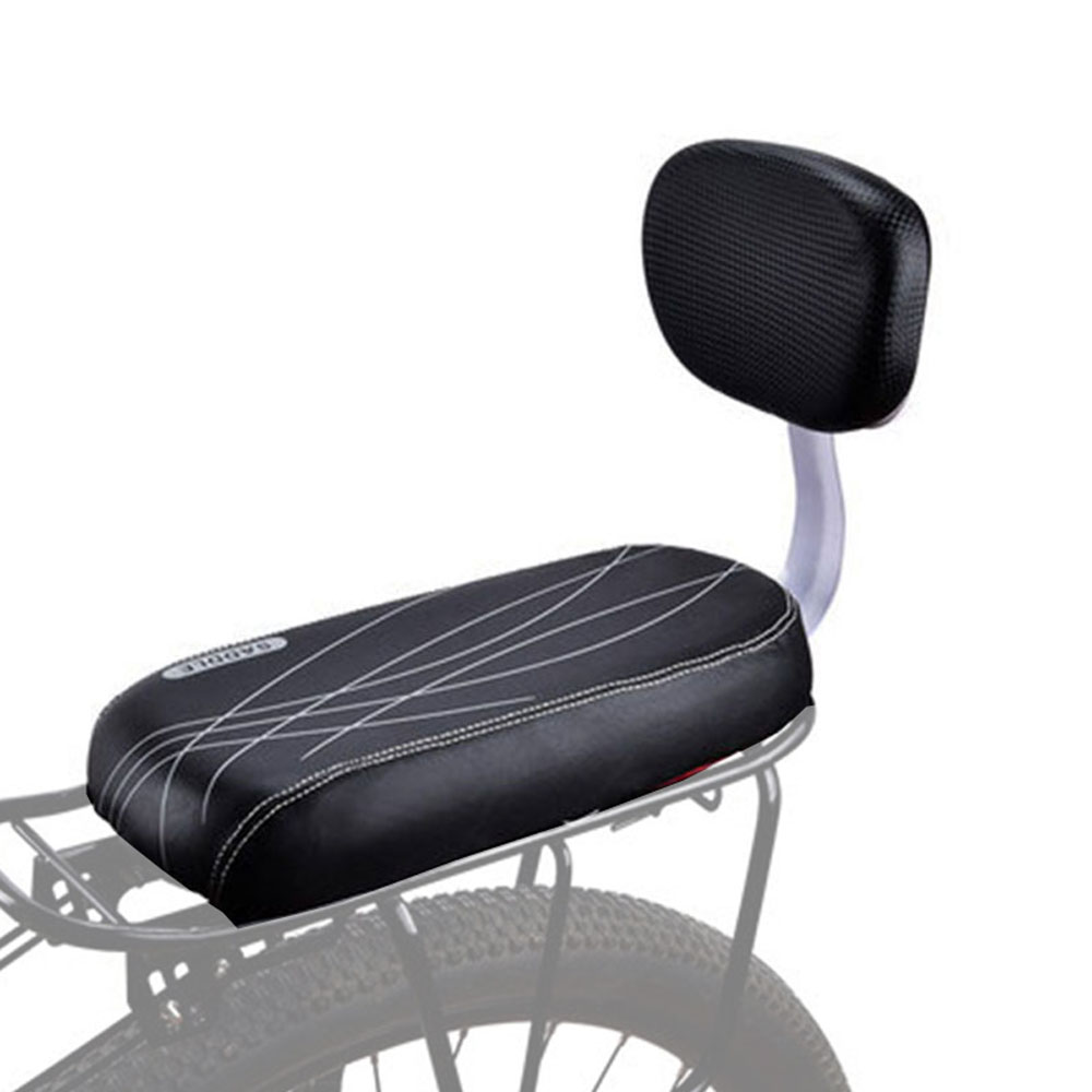 Ghế đệm xe đạp sau có tựa lưng với đệm mút êm mông da PU KAVISOTA