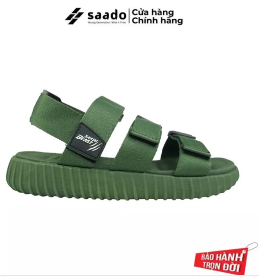 Giày sandal nam saado be01 - mossy green wolf
