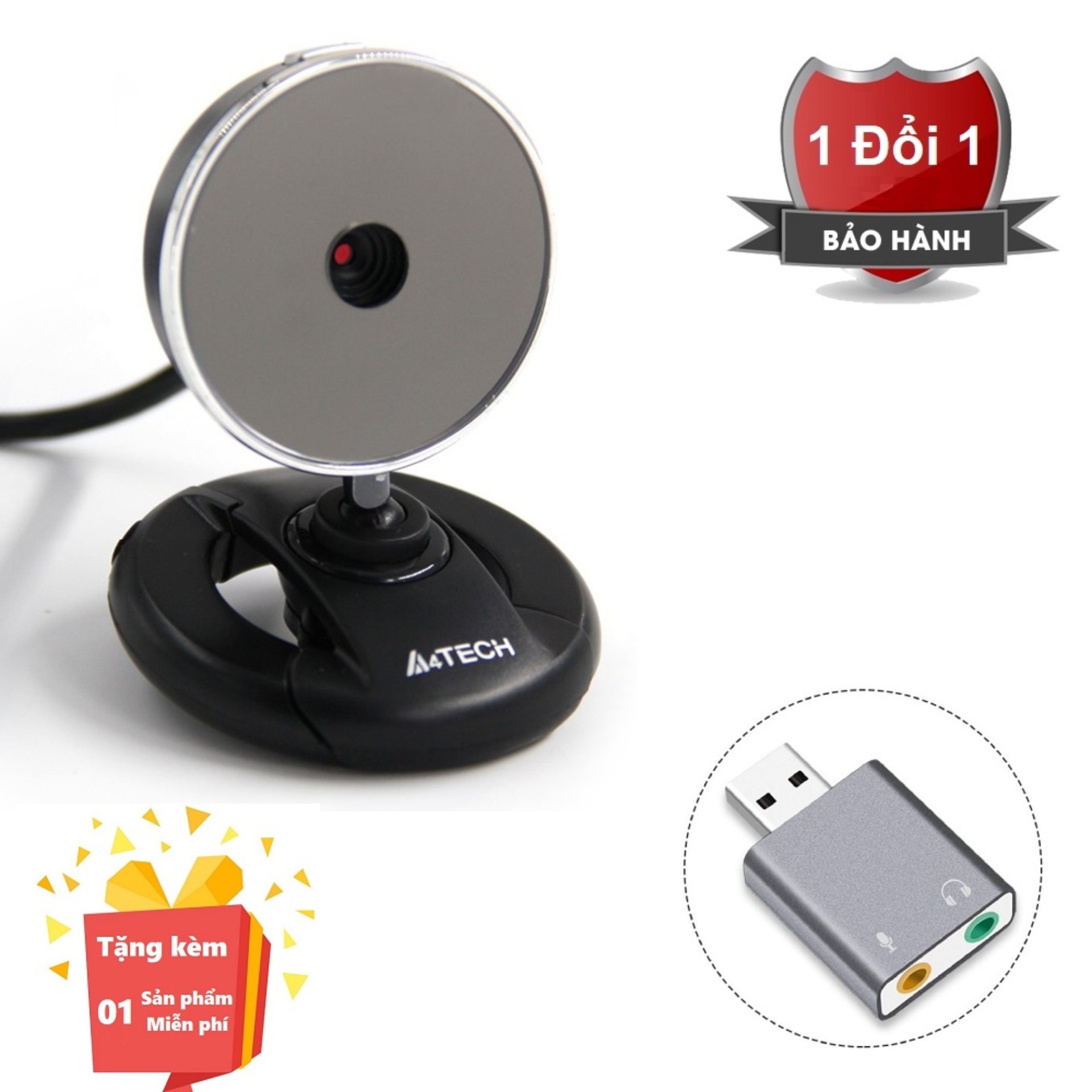 Webcam tích hợp Micro cho máy tính, PC, Laptop A4tech 520F