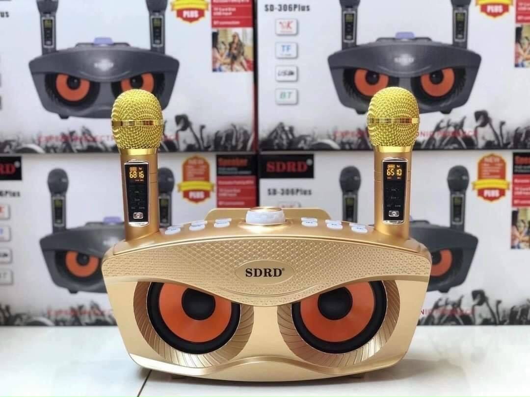 Loa bluetooth karaoke sdrd sd-306 công suất lớn, loa thùng bluetooth hát karaoke sd306 sdrd kèm 2 micro không dây. loa bluetooth công suất lớn, bass cực chuẩn, có giá đỡ điện thoại, có tách lời bài hát. bảo hành 12 tháng.