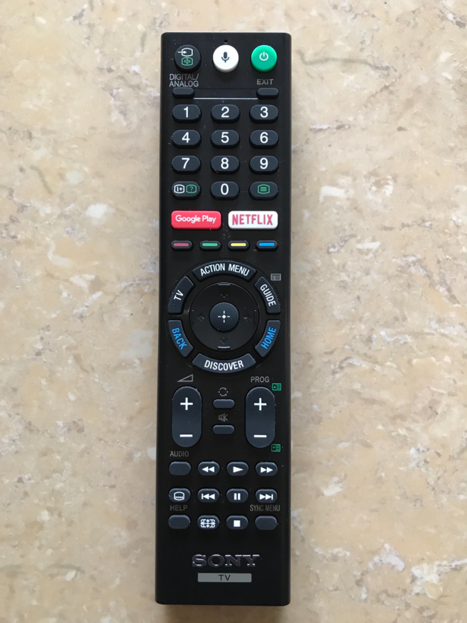 Điều khiển tv sony smart voice rmf-tx300u