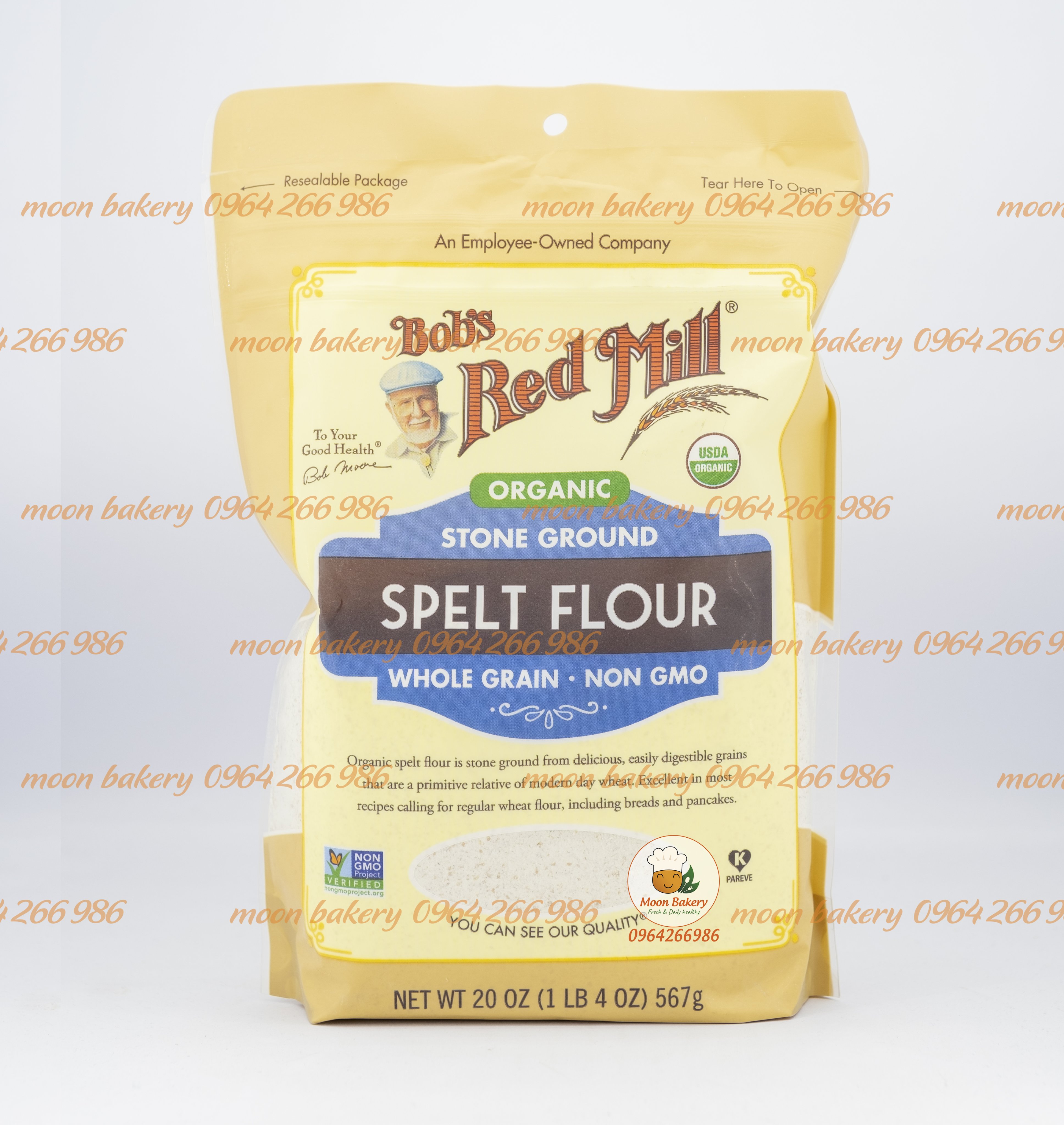 Bột mì spelt nguyên cám bob’s red mill mỹ - hsd 7/2023