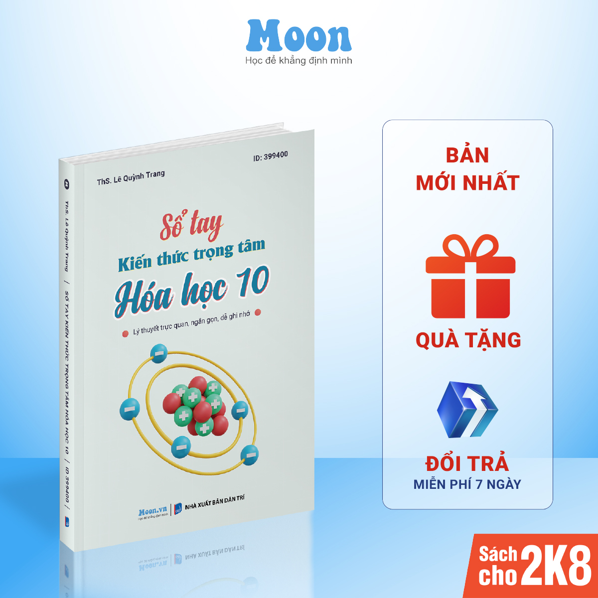 Sổ Tay Kiến Thức Trọng Tâm Hóa Học Lớp 10 Moonbook