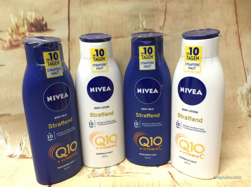 Sữa dưỡng thể Nivea Q10 plus vitamin C Đức 400ml xách tay chính hãng