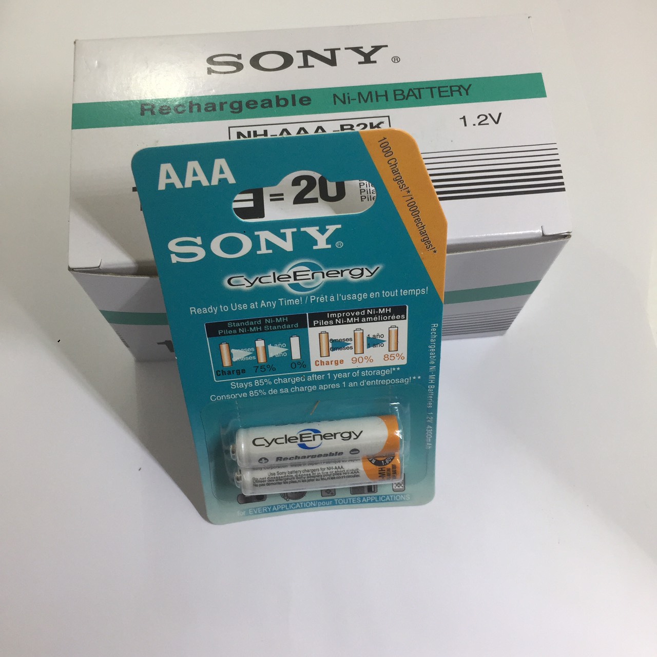 Pin Sạc AAA sony 4300mAh - Hộp 10 vỉ ( Tổng 20 Viên )