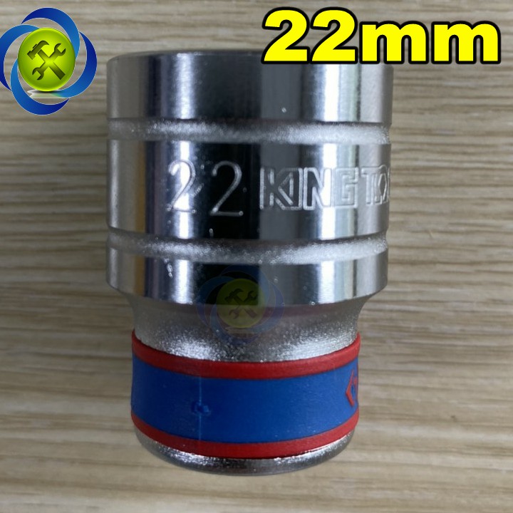 Tuýp trắng ngắn kingtony 433522m 1/2 inch - 22mm 6 cạnh