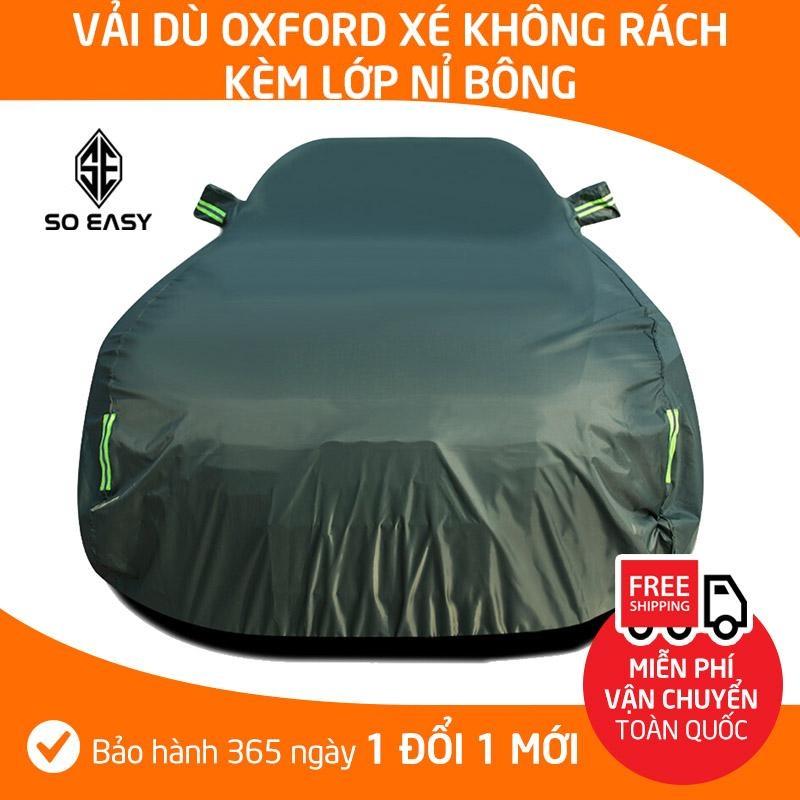 [HCM]Bạt Phủ Xe Ôtô từ 4 Chỗ Đến 7 Chỗ Có Lớp Bạc Phản Quang Chống Nóng Chống Nước Hạn Chế Xước Sơn Và Lớp Vải Dù Polyester Oxford Fabric Cao Cấp Không Dễ Rách
