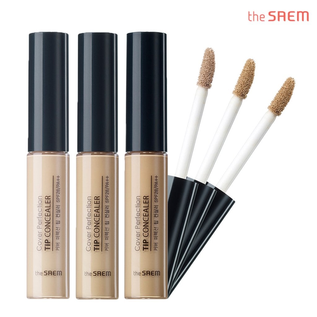 [HCM]Kem Che Khuyết Điểm The Saem Cover Perfection Tip Concealer cao cấp (6.5g)