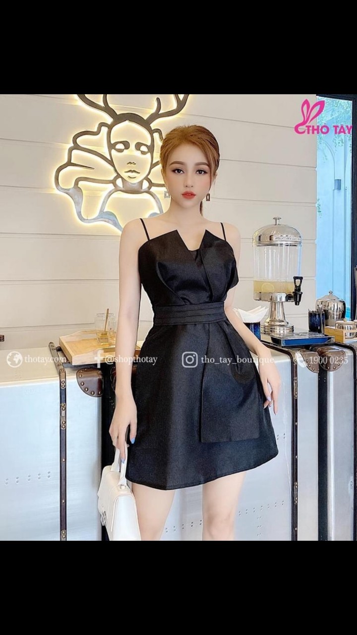 [HCM]Đầm 2 dây cúp ngực cực đẹp