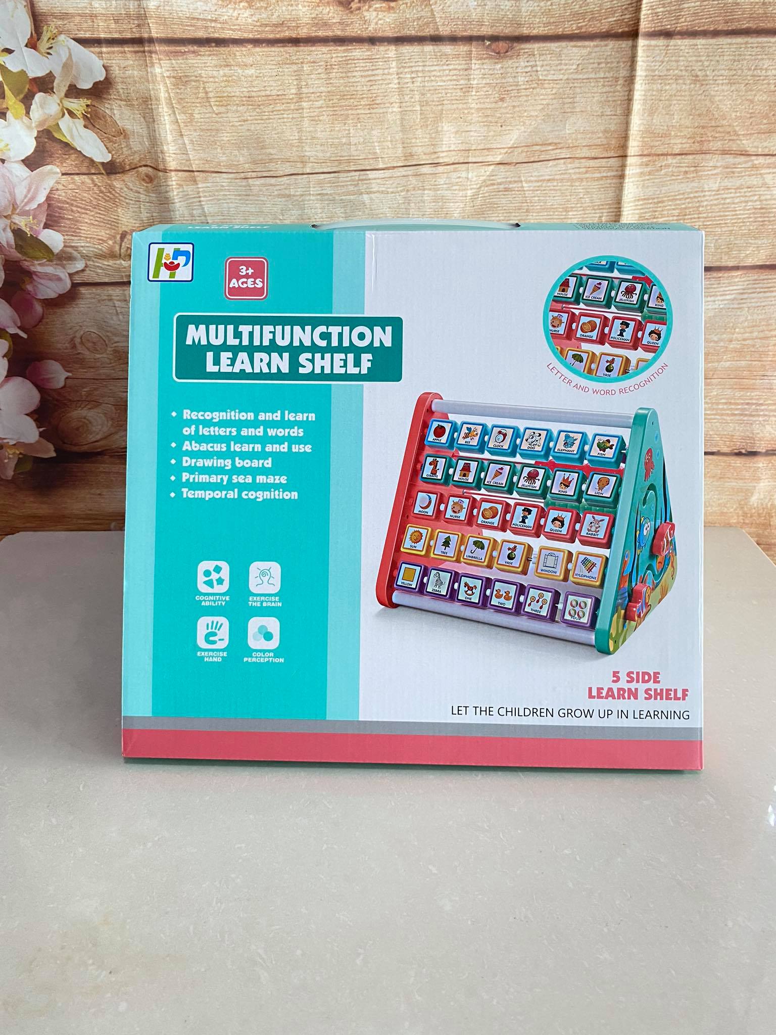 Bảng học chữ - số thông minh cho bé hình tam giác hkm ENFA