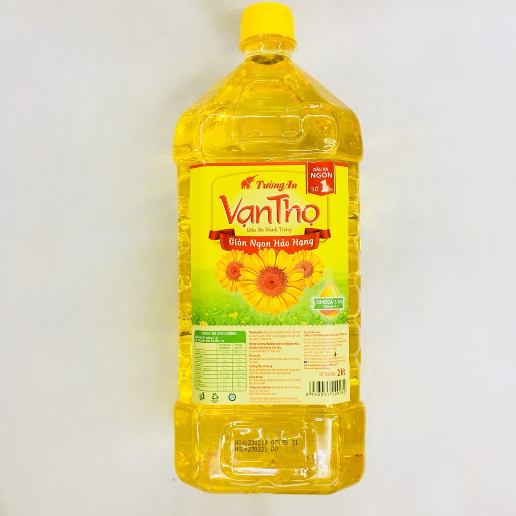 Dầu ăn Vạn Thọ Tường An chai 2 lít
