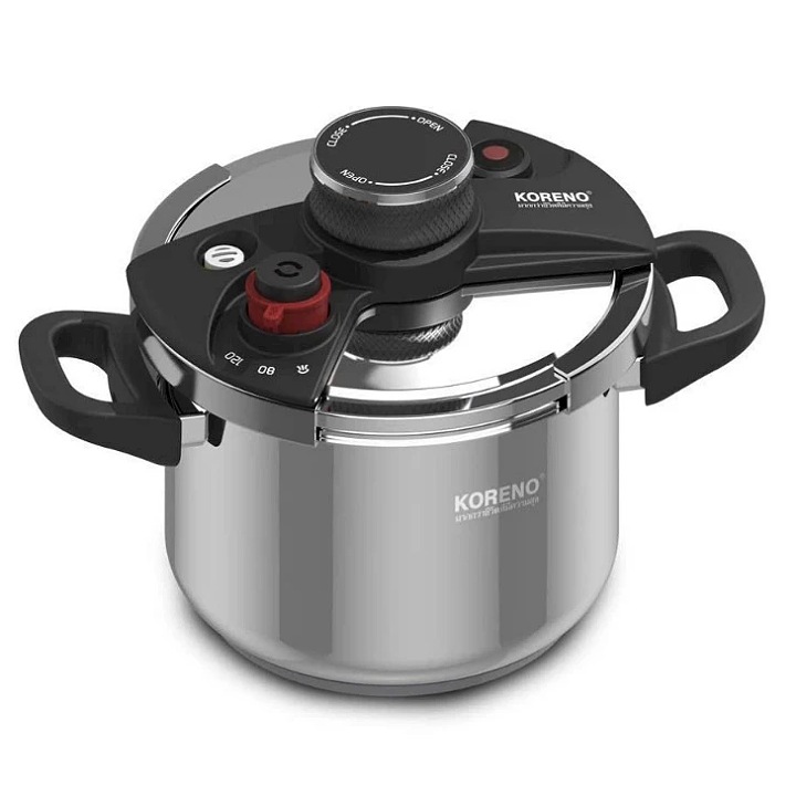 Nồi áp suất inox 5L-7L koreno đun bếp từ, bếp ga ,bếp hồng ngoại bảo hành 12 tháng