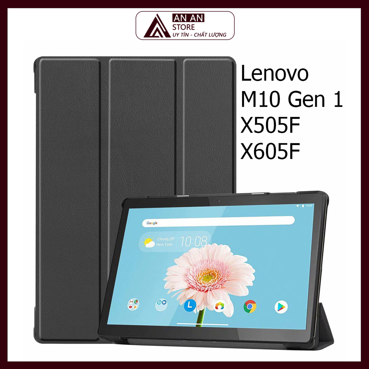 Bao Da Lenovo M10 X505F X605F Gen 1 Cover Dành Cho Máy Tính Bảng Hỗ Trợ Smart Cover