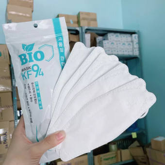 Thùng khẩu trang 4d kf94, bio thùng 300 chiếc màu trắng