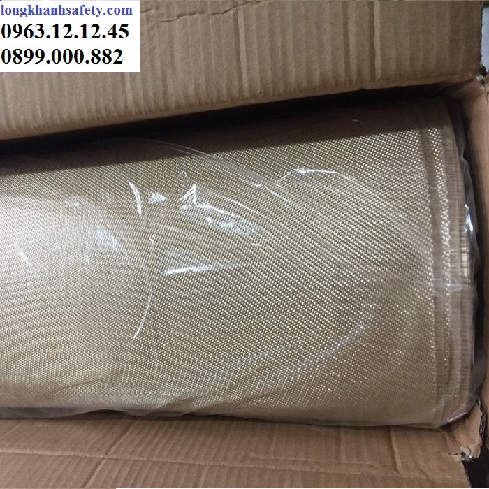 BẠT CHỐNG CHÁY VẢI THỦY TINH HT800 (KT 1MX5MX1MM)