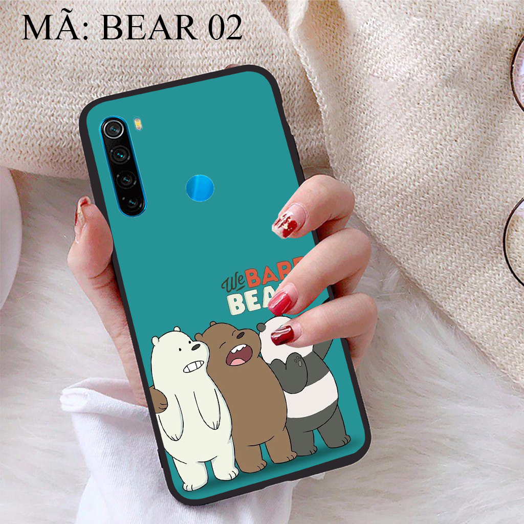 [HCM]Ốp lưng iCase dành cho  Xiaomi Redmi Note 8 viền dẻo TPU BST Chúng ta là Gấu
